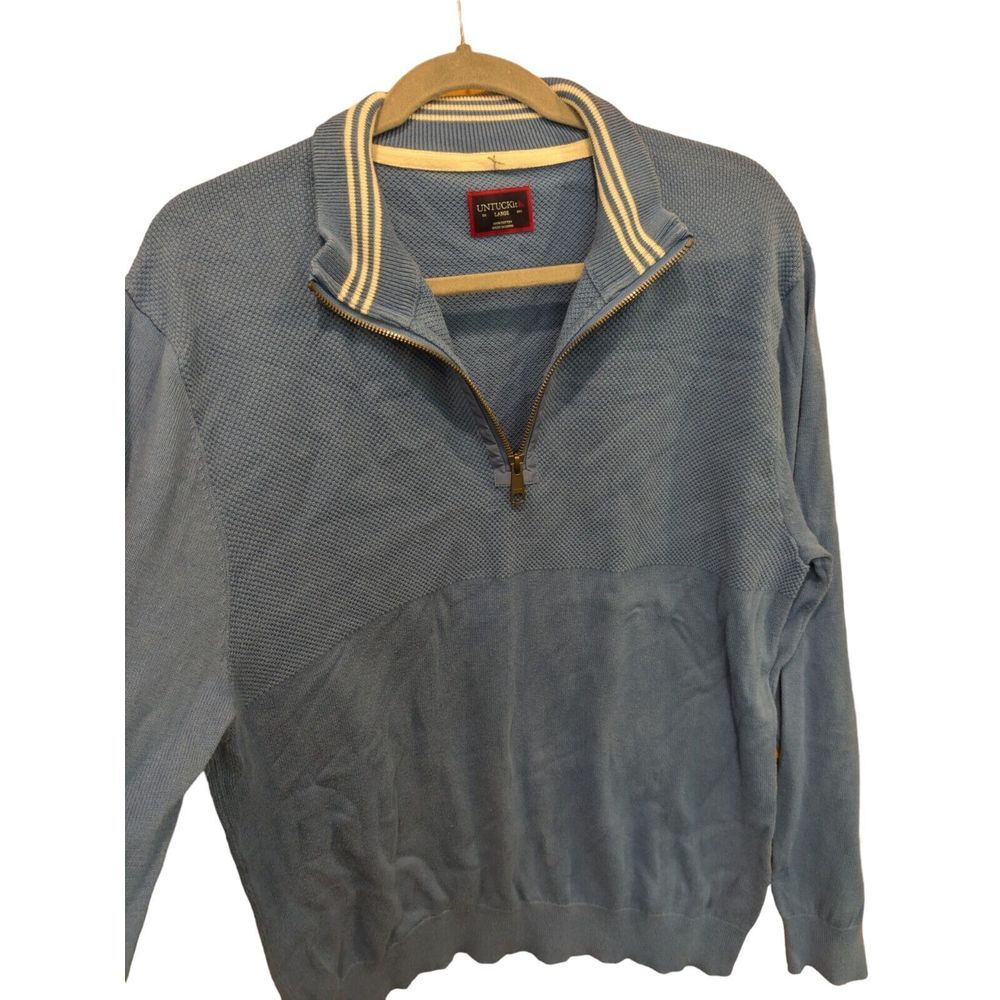 UNTUCKit Pullover‎ Mens Large  Quarter Zip Pullover Stretch Performance Golf